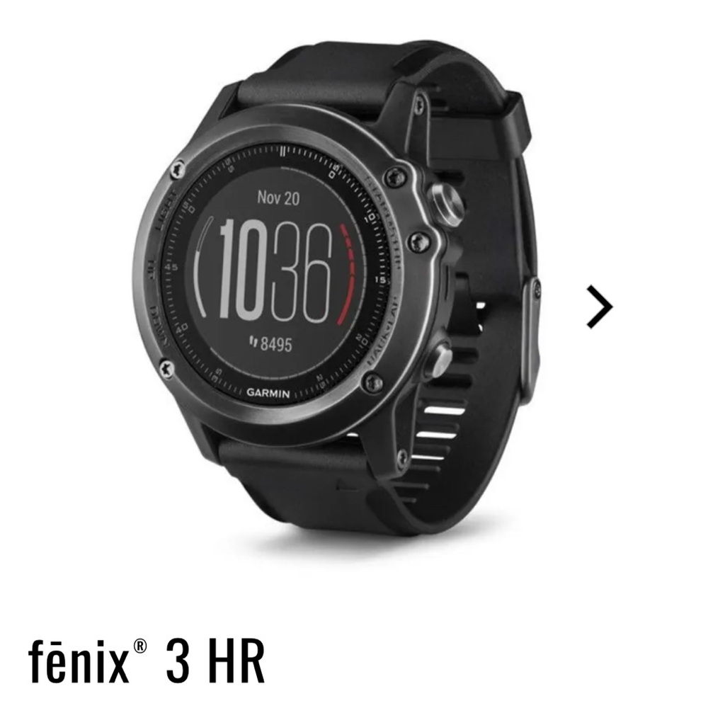 Garmin Fenix 3 HR Black Smartwatch